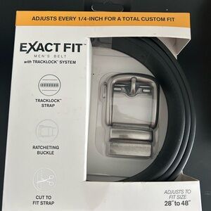 Exact Fit Men's Belt with Tracklock System